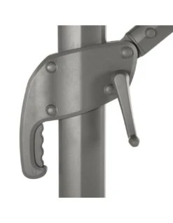 Parasol Déporté Carré Eléa 3 X 3 M - Graphite / Ardoise -Extérieur Meubles Magasin parasol deporte carre elea 3 x 3 m graphite ardoise 1 5