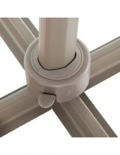 Parasol Déporté Carré Eléa 3 X 3 M - Toile Polyester 250g/m² - Noisette / Tonka -Extérieur Meubles Magasin parasol deporte carre elea 3 x 3 m toile polyester 250gm noisette tonka 2