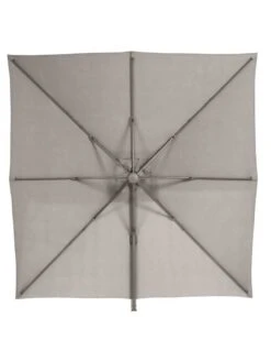 Parasol Déporté Carré Eléa 3 X 3 M - Toile Polyester 250g/m² - Noisette / Tonka -Extérieur Meubles Magasin parasol deporte carre elea 3 x 3 m toile polyester 250gm noisette tonka 5