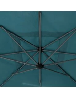 Parasol Déporté Carré Manoa 2.5x2.5 M - Acier Et Polyester - Bleu Canard 7 Parasol Déporté Carré Manoa 2.5x2.5 M - Acier Et Polyester - Bleu Canard -Extérieur Meubles Magasin parasol deporte carre manoa 25x25 m acier et polyester bleu canard 2