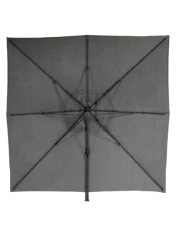 Parasol Déporté Elea 3x3 M Toile Olifen Anthracite -Extérieur Meubles Magasin parasol deporte elea 3x3 m toile olifen anthracite 3