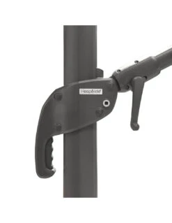 Parasol Déporté Elea 3x3 M Toile Olifen Anthracite -Extérieur Meubles Magasin parasol deporte elea 3x3 m toile olifen anthracite 4