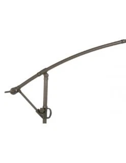 Parasol Déporté Janeiro Carré 2,5 X 2,5 M - Aluminium Et Toile Polyester - Taupe -Extérieur Meubles Magasin parasol deporte janeiro carre 25 x 25 m aluminium et toile polyester taupe 5