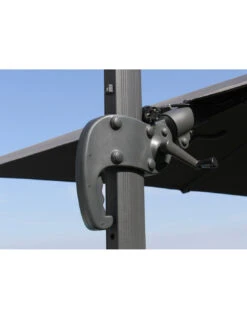 Parasol Déporté NH20 3x3 M En Aluminium Orientable, Inclinable Et Rotatif - Curry -Extérieur Meubles Magasin parasol deporte nh 3x3 m orientable et inclinable proloisirs 2