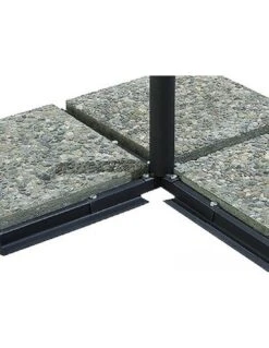 Parasol Déporté Ø 300 Cm En Aluminium Et Toile Polyester - Bleu -Extérieur Meubles Magasin parasol deporte o 300 cm aluminium et toile polyester proloisirs 5