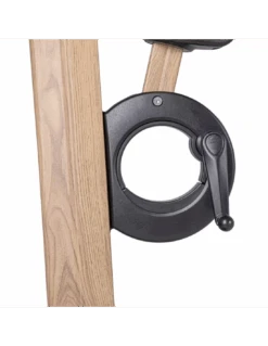 Parasol Déporté Soly 3 X 4 M Charbon - Mât Et Baleines Imprimés Effet Bois -Extérieur Meubles Magasin parasol deporte soly 3 x 4 m charbon mat et baleines imprimes effet bois 1 4