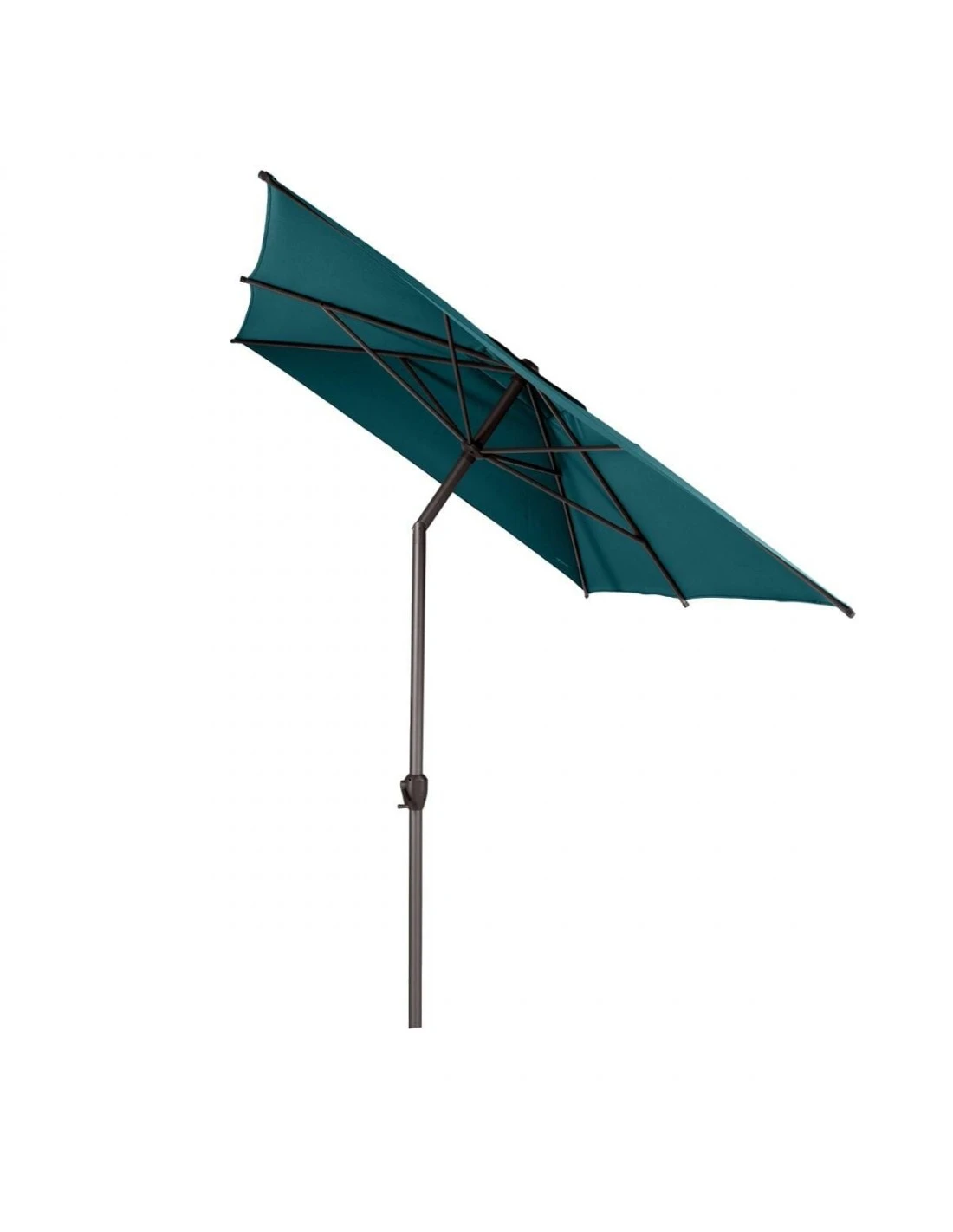 Parasol Droit Loompa Rectangulaire 2 X 3 M à Manivelle - Bleu Canard 3 Parasol Droit Loompa Rectangulaire 2 X 3 M à Manivelle - Bleu Canard – Image 3