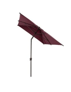 Parasol Droit Loompa Rectangulaire 2 X 3 M à Manivelle - Bordeaux 10 Parasol Droit Loompa Rectangulaire 2 X 3 M à Manivelle - Bordeaux -Extérieur Meubles Magasin parasol droit loompa rectangulaire 2 x 3 m a manivelle bordeaux 2