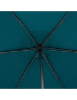 Parasol Droit Rond Soya Ø2.7m - Acier Et Polyester - Bleu Canard -Extérieur Meubles Magasin parasol droit rond soya o27m acier et polyester bleu canard 5