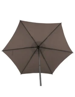 Parasol Droit Rond Soya Ø2.7m - Acier Et Polyester - Taupe -Extérieur Meubles Magasin parasol droit rond soya o27m acier et polyester taupe 2