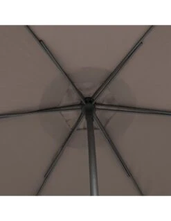 Parasol Droit Rond Soya Ø2.7m - Acier Et Polyester - Taupe -Extérieur Meubles Magasin parasol droit rond soya o27m acier et polyester taupe 3