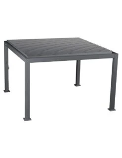 Pergola De Jardin Evora - L.3,60 X P.3,60 M - Aluminium Graphite -Extérieur Meubles Magasin pergola de jardin evora l360 x p360 m aluminium graphite 2