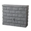Garantia Récupérateur D'eau Mural Rocky 400 L Gris Granite