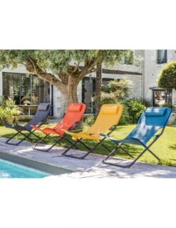Relax De Jardin Pliant Easy - Toile Au Choix - Graphite / Paprika 7 Relax De Jardin Pliant Easy - Toile Au Choix - Graphite / Paprika -Extérieur Meubles Magasin relax de jardin pliant easy toile au choix 15