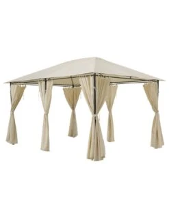 Rideaux Pour Tonnelle Santorini Et Thiria 3 X 4 M - Ecru