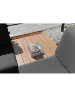 Salon D'angle Staten Avec Tablettes - Graphite / Oak -Extérieur Meubles Magasin salon d angle staten avec tablettes coloris au choix 3