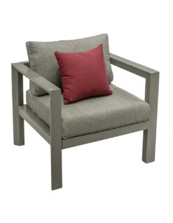 Salon De Jardin 5 Places Evasion - Aluminium Et Coussins Polyester - Tonka -Extérieur Meubles Magasin salon de jardin 5 places evasion aluminium et coussins polyester 12