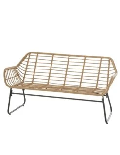 Salon De Jardin Lambada 4 Places - Résine Tressée Sésame -Extérieur Meubles Magasin salon de jardin lambada 4 places resine tressee sesame 1 3