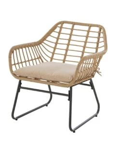 Salon De Jardin Lambada 4 Places - Résine Tressée Sésame -Extérieur Meubles Magasin salon de jardin lambada 4 places resine tressee sesame 1 4