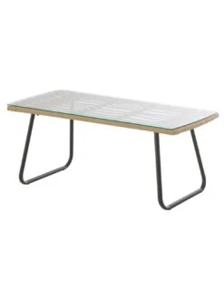 Salon De Jardin Lambada 4 Places - Résine Tressée Sésame -Extérieur Meubles Magasin salon de jardin lambada 4 places resine tressee sesame 1 6