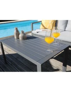 Salon De Jardin Marlo Graphite - 4 Places 12 Salon De Jardin Marlo Graphite - 4 Places -Extérieur Meubles Magasin salon de jardin marlo graphite 4 places proloisirs 4