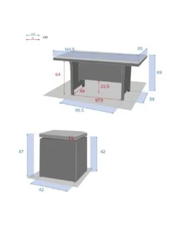 Salon Repas Mayari 7 Places - Résine Tressée Terre D'ombre -Extérieur Meubles Magasin salon repas mayari 7 places resine tressee terre d ombre 10