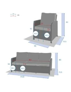 Salon Repas Mayari 7 Places - Résine Tressée Terre D'ombre -Extérieur Meubles Magasin salon repas mayari 7 places resine tressee terre d ombre 11