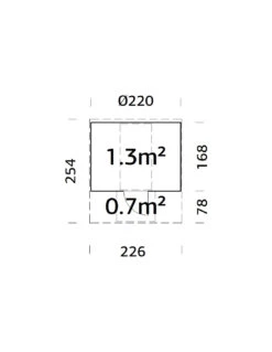 Sauna Anita 1.3 + 0.7 M² -Extérieur Meubles Magasin sauna anita 13 07 m 1 6