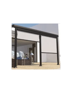 Store Brise Soleil Frontal 2m Pour Pergola ATHEZZA