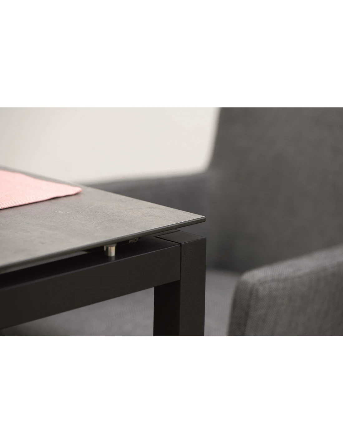 Structure De Table Aluminium Noir Mât - Stern - 160 X 90 X 73 Cm 3 Structure De Table Aluminium Noir Mât - Stern - 160 X 90 X 73 Cm – Image 3