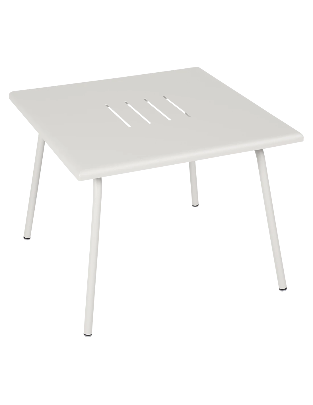 Table Basse De Jardin Monceau Métal Carrée 57 X 57 Cm - Gris Argile 1 Table Basse De Jardin Monceau Métal Carrée 57 X 57 Cm - Gris Argile