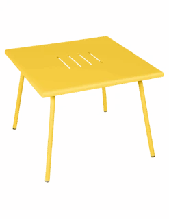 Table Basse De Jardin Monceau Métal Carrée 57 X 57 Cm - Miel