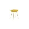 Table Basse Flower Ronde En Acier Avec Plateau Amovible - Honey