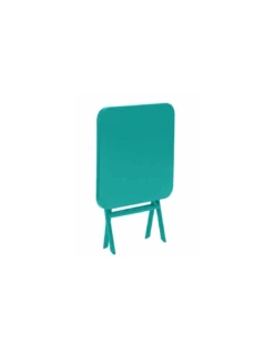 Table D'appoint Greensboro Carrée Pliante - Acier époxy - Emeraude -Extérieur Meubles Magasin table d appoint greensboro carree pliante acier epoxy emeraude 1 1