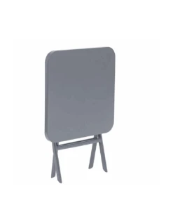 Table D'appoint Greensboro Carrée Pliante - Acier époxy - Quartz -Extérieur Meubles Magasin table d appoint greensboro carree pliante acier epoxy quartz 2