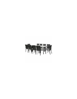 Table De Jardin Allure Extensible 10 Places - Aluminium Et HPL Effet Bois -Extérieur Meubles Magasin table de jardin allure extensible 10 places aluminium et hpl effet bois 6