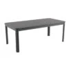 Table De Jardin ATHENA Extensible En Aluminium à Lattes Graphite