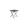 Table De Jardin Azua Pliante Carrée 2 Places - Aluminium - Graphite