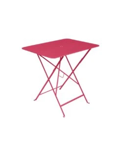 Table De Jardin Bistro 77 X 57 Cm - Métal Pliante Rectangle - Menthe Glaciale