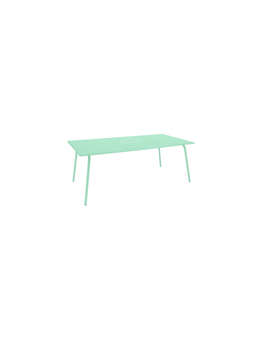Table De Jardin Monceau 194 X 94 CM - 8 Personnes - Vert Opaline 1 Table De Jardin Monceau 194 X 94 CM - 8 Personnes - Vert Opaline