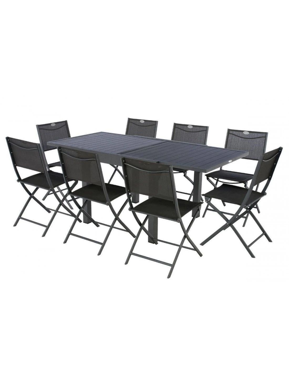 Table De Jardin Piazza Graphite Extensible 8 Places - Aluminium 5 Table De Jardin Piazza Graphite Extensible 8 Places - Aluminium – Image 5