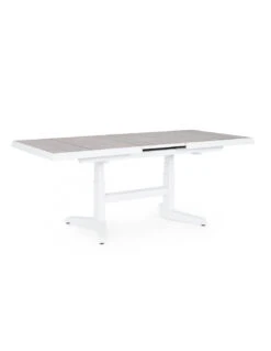 Table élévatrice Extensible Robert Aluminium Céramique Blanc