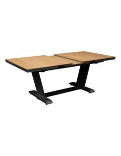 Table Extensible Amber - 180/240x100x76 Alu/TECK FSC 100% - Graphite/Teck -Extérieur Meubles Magasin table extensible amber 180240x100x76 aluteck fsc 100 graphiteteck 2