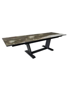 Table Extensible Amber 180/240x100 Aluminium/Dekton - Graphite/Trilium