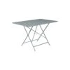 Table Pliante Bistro 117 X 77 Cm - Métal Pliante Rectangle - Gris Orage