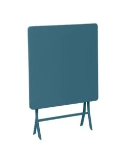Table Pliante Carrée Greensboro 2 Places - Bleu Canard -Extérieur Meubles Magasin table pliante carree greensboro 2 places bleu canard 2