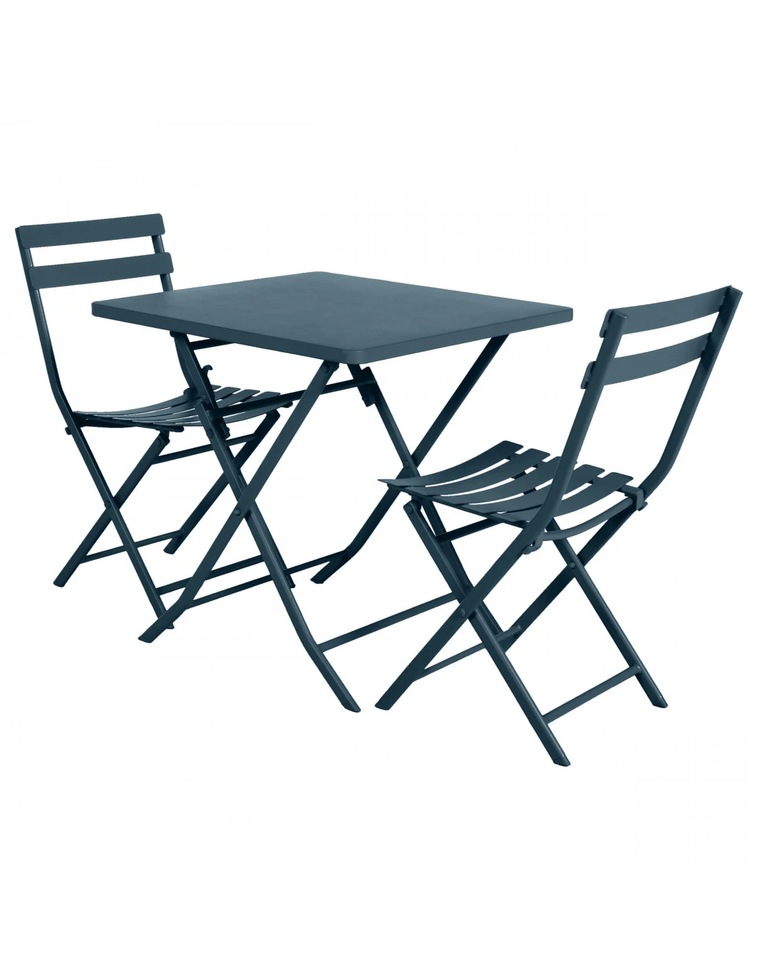 Table Pliante Greensboro Carrée 2 Places - Petrole 2 Table Pliante Greensboro Carrée 2 Places - Petrole – Image 2