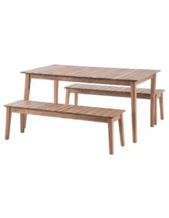 Table Rectangulaire TIWI En Bois D'Acacia -Extérieur Meubles Magasin table rectangulaire tiwi en bois d acacia 2