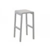 Tabouret Haut Antonino - Aluminium Blanc
