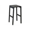 Tabouret Haut Antonino - Aluminium Graphite